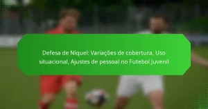 Defesa de Níquel: Variações de cobertura, Uso situacional, Ajustes de pessoal no Futebol Juvenil